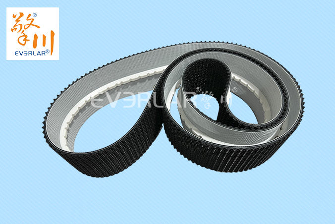 黑色PVC花紋帶加導(dǎo)條耐磨防滑包裝行業(yè)分揀機(jī)輸送帶擎川定制